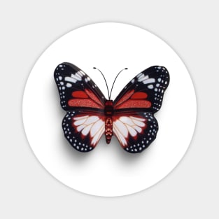 Digital Colourful Butterfly Magnet